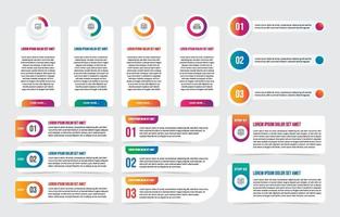 Infographic Elements Template MockUp vector