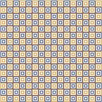seamless pattern double layer square shape orange and blue color vector