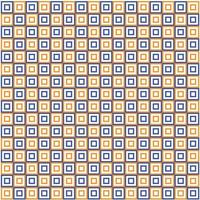 seamless pattern double layer square shape orange and blue color vector