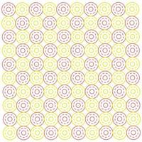 Seamless pattern of three layer circle vector