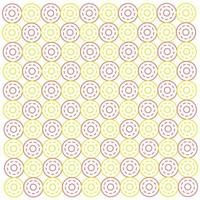 Seamless pattern of three layer circle vector