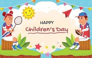 Happy Children's Day Background vector