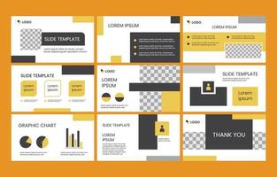 Minimalist Presentation Template vector