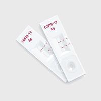 Antigen test kits ATK for COVID-19 vector. vector