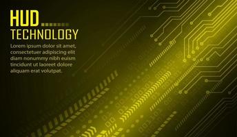 cyber circuit future technology concept background vector