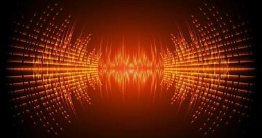 Sound waves oscillating dark light vector