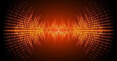 Sound waves oscillating dark light vector