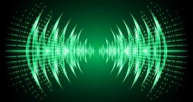 Sound waves oscillating dark light vector