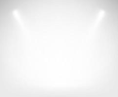 Spotlight rays on grey background. Vector template