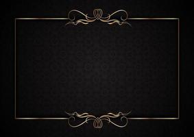 elegant gold frame background 2107 vector