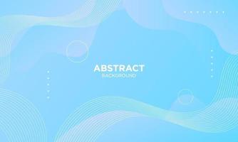 Abstract Blue Fluid Wave Background vector