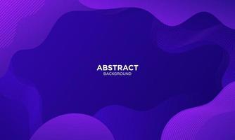 Abstract Purple Fluid Wave Background vector