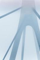 Big bridge in fog photo