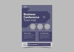 Seminar conference flyer template