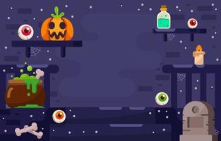 fondo de fiesta de halloween vector