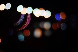 Blur background and blur wallpaper of bokeh, Night background of bokeh photo