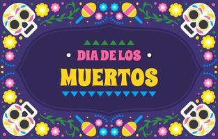 Dia De Los Muertos Background vector