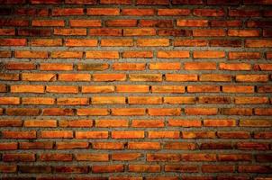 Wall from brick and brick background, wall vintage texture from brick. photo