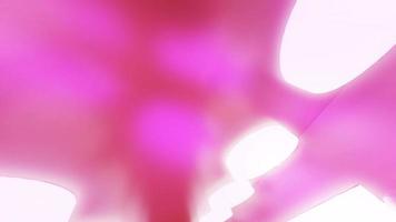 Kugelbälle der Animation 3d in einem rosa offenen Raum video