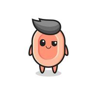 soap cartoon with an arrogant expression vector