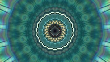 Circular abstract kaleidoscope background video