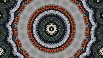 Circular abstract kaleidoscope background video