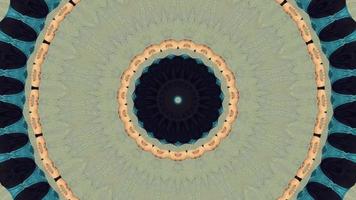 cirkulär abstrakt kalejdoskop bakgrund video