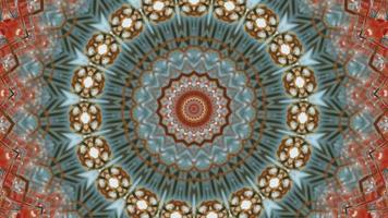 Ethnic abstract kaleidoscope background video