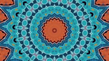 Ethnic abstract kaleidoscope background video