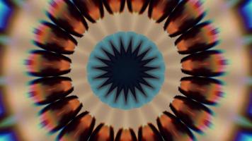 Ethnic abstract kaleidoscope background video