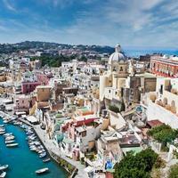 Procida panoramic view, Italy. photo