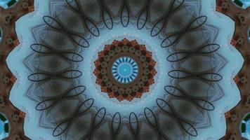 Ethnic abstract kaleidoscope background video