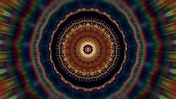 abstraktes Muster 4k Kaleidoskop-Videoclip video