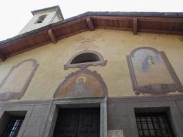 capilla de san orso en el pueblo de donnas foto