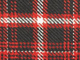 Tartan fabric background photo