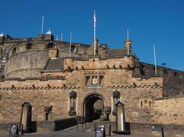 Edinburgh castle in Scotland photo