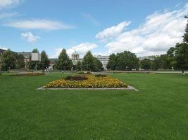 Gardens in Stuttgart, Germany photo