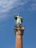 San Domenico column in Bologna photo