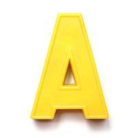 Magnetic uppercase letter A photo