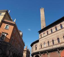 View of old city centre in Bologna photo