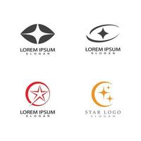 Star icon Template vector illustration design