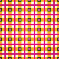 Tartan tile texture, checkered picnic tablecloth. Fabric background. vector