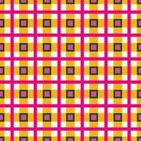 Tartan tile texture, checkered picnic tablecloth. Fabric background. vector