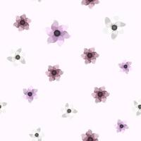 Seamless flowers Pattern beautiful floral background clothes fashion vector