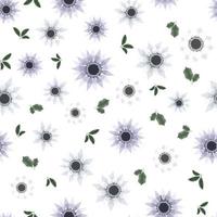 Seamless vector pattern cute floral flowers wallpaper, women clothes