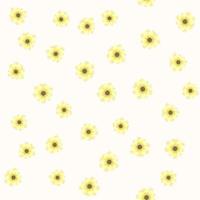 Seamless flowers Pattern beautiful floral background clothes fashion vector