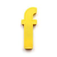 Magnetic lowercase letter F photo