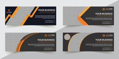 Cover Design Template And Web Banner Design Template vector