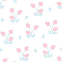 Floral delicate patsel pattern vector