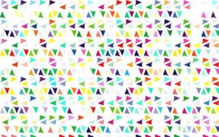 Light Multicolor, Rainbow vector cover in polygonal style.